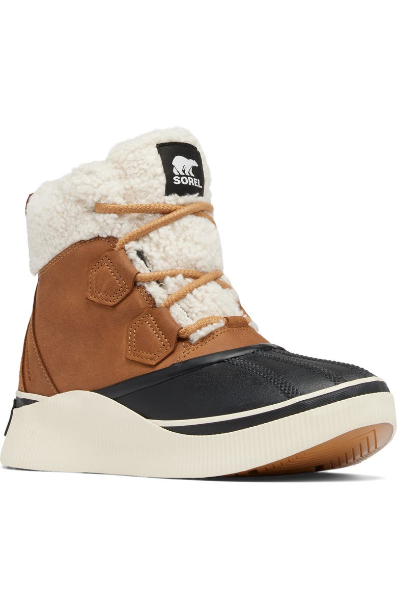 SOREL Out N About IV Chillz Waterproof Duck Boot, Main, color, Taffy/ Black