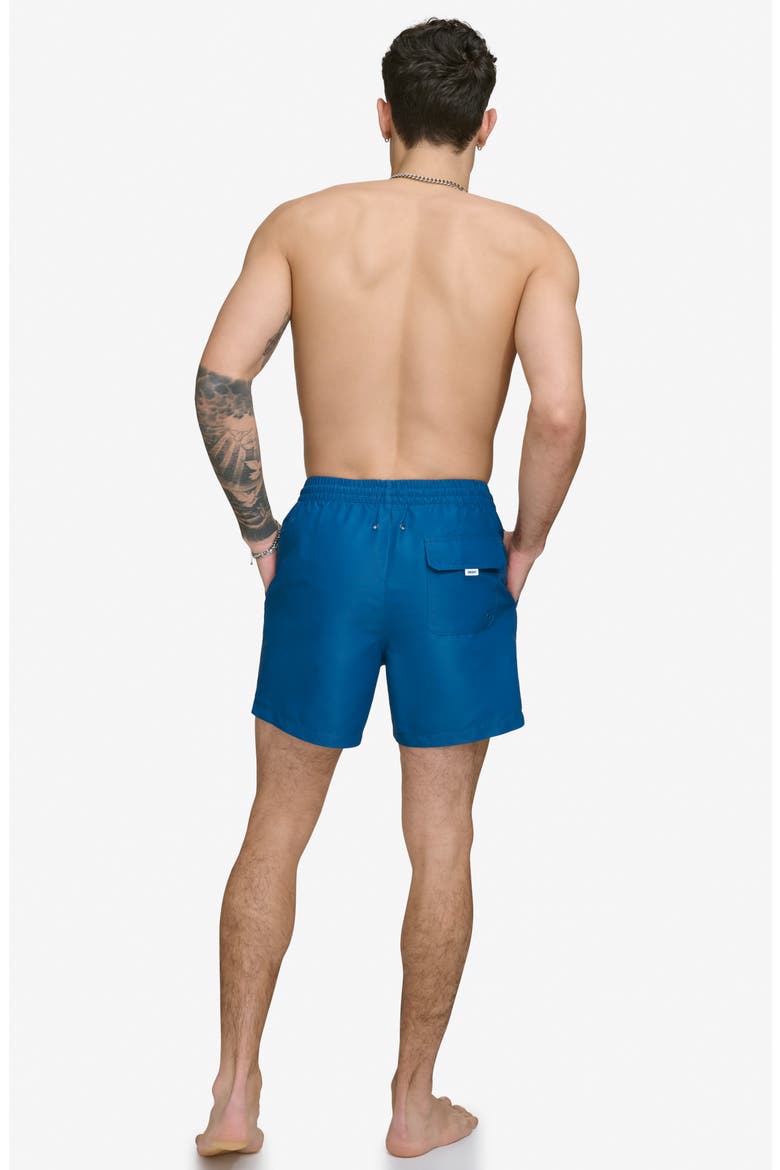 Core Solid Swim Trunks, Alternate, color, POSEIDON