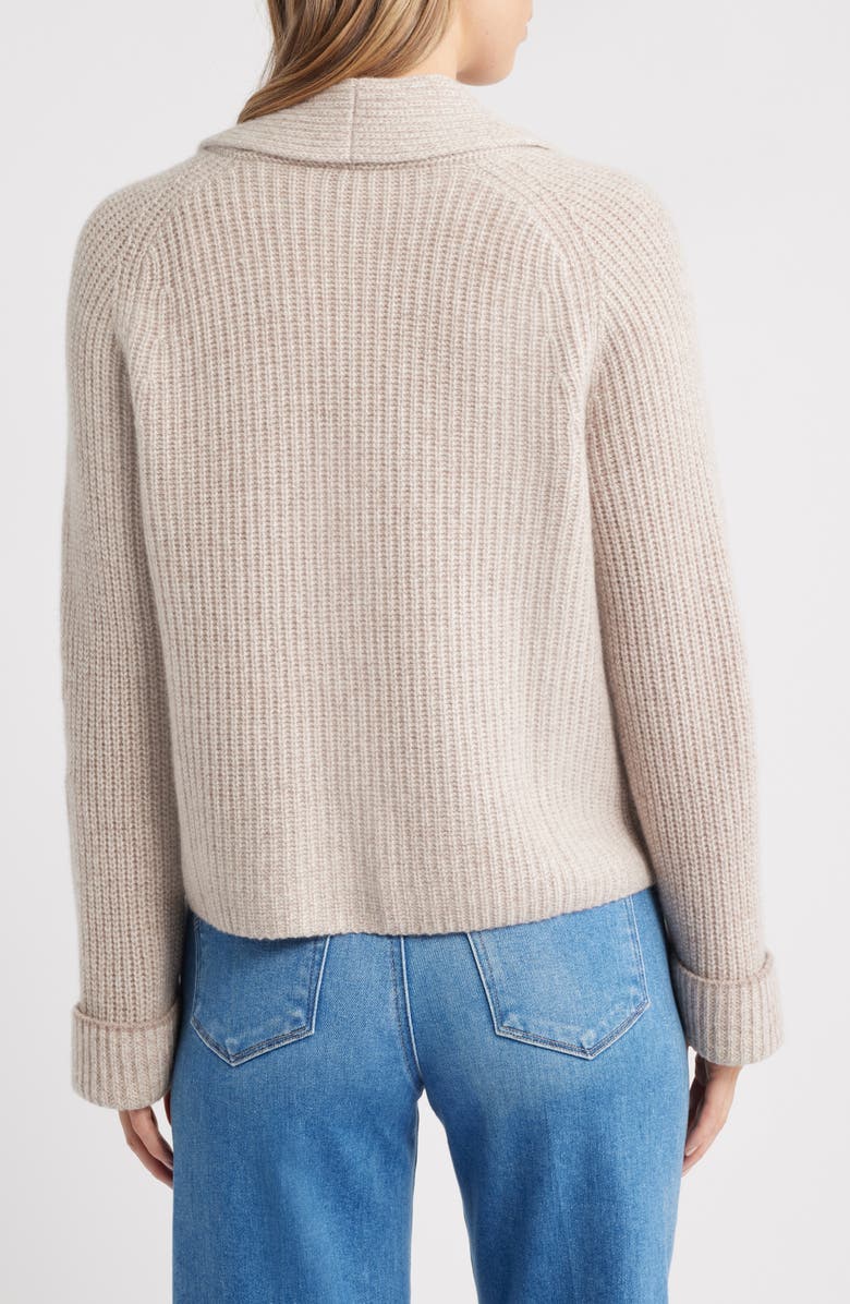 MARGARET O'LEARY Inverness Collared Cashmere Cardigan, Alternate, color, 