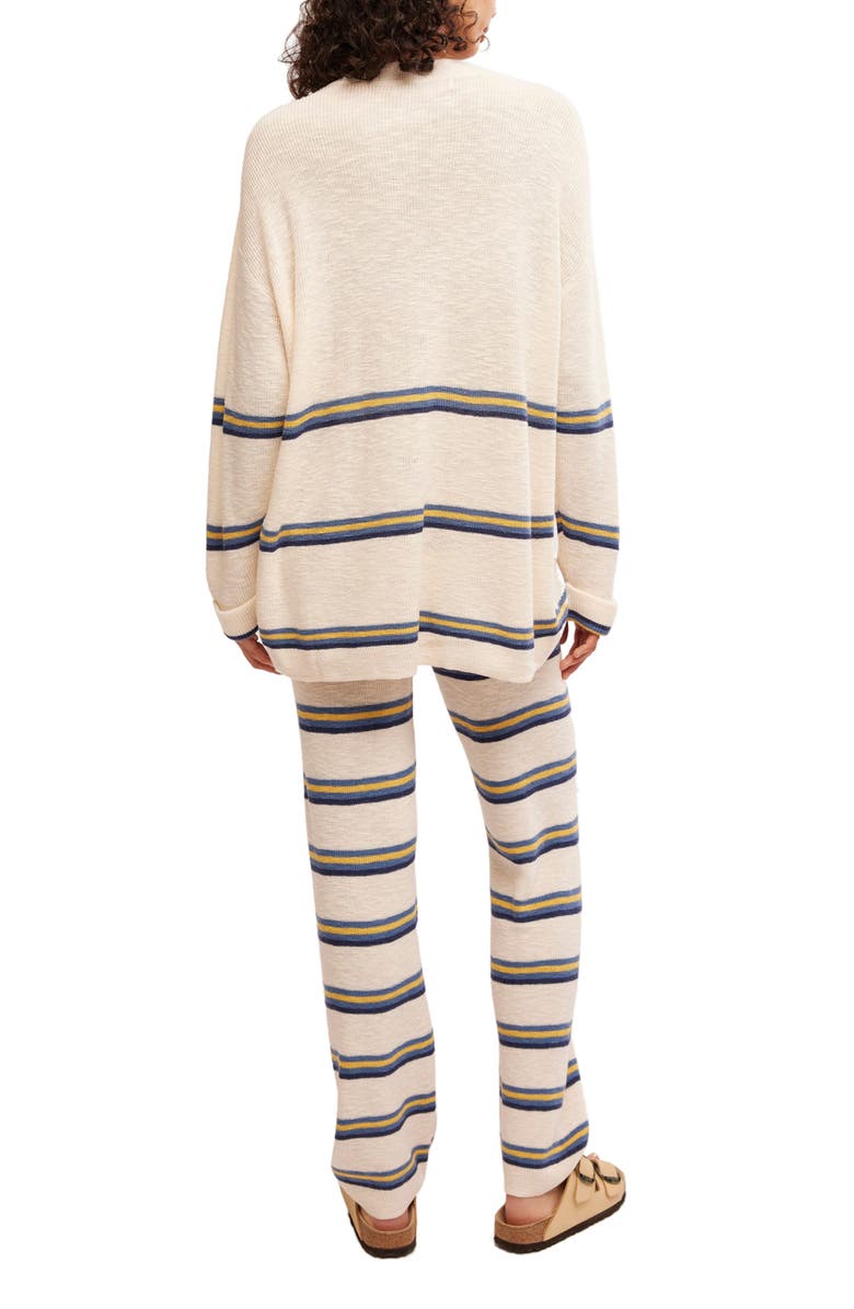 Free People Mariner Stripe Sweater & Pants Set, Alternate, color, Ecru Combo