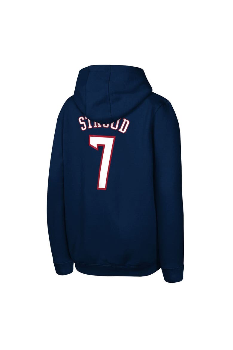 Youth Outerstuff C.J. Stroud Navy Houston Texans Mainliner Player Name & Number Hoodie, Alternate, color, Navy