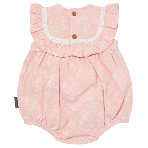 Shop Modern Moments™ By Gerber Ruffle Bubble Romper In Rose 2-tone Floral