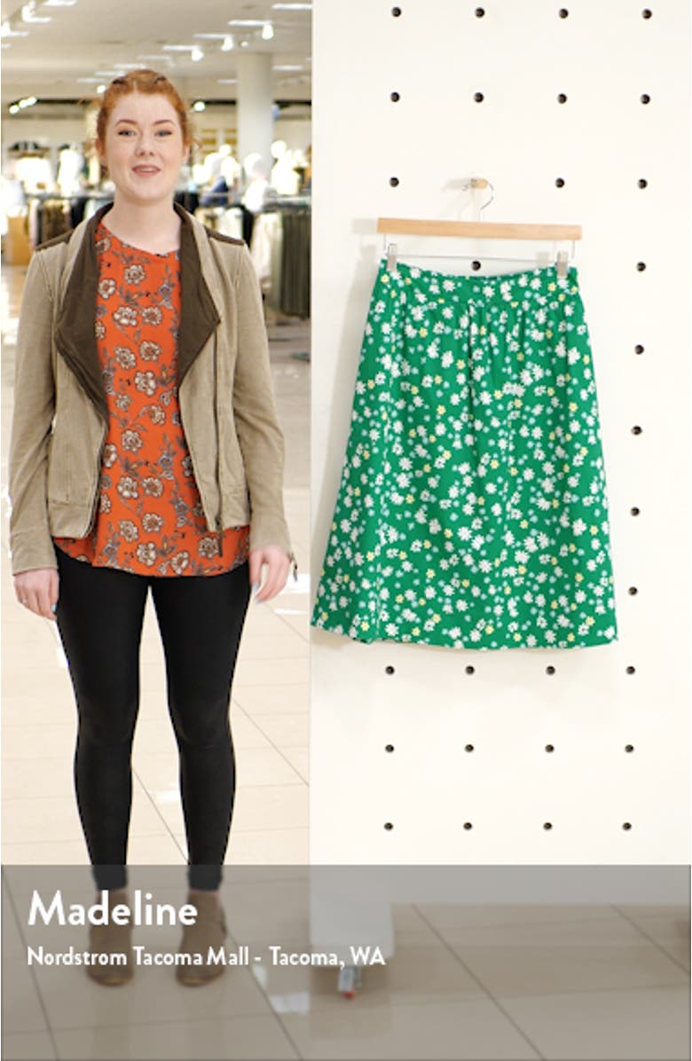 Pull-On A-Line Skirt, sales video thumbnail