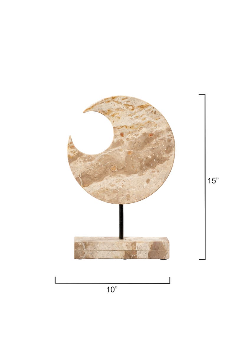 JAMIE YOUNG Crescent Marble Stand, Alternate, color, Cream