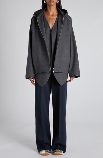 ブルゾン Bottega Veneta Hooded Double Face Wool Blouson Bottega Veneta Double Face Wool Hooded Jacket | Nordstrom