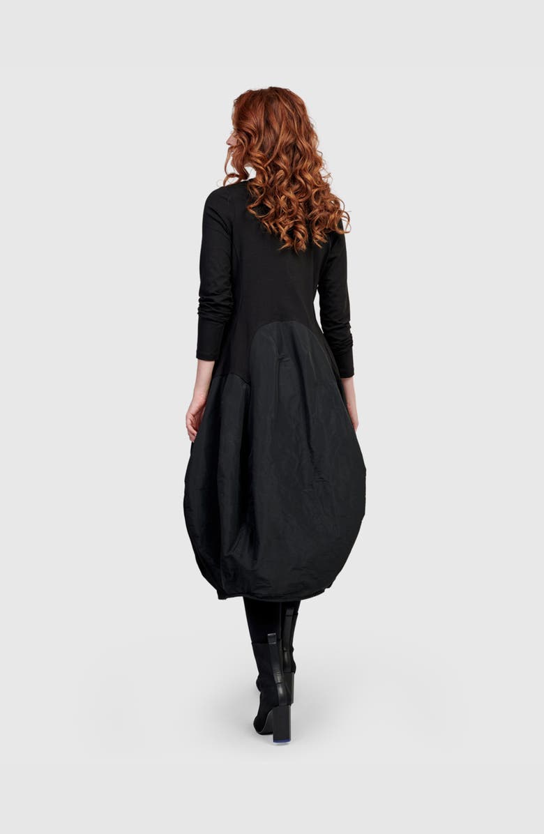 Alembika Maxima Crew Cocoon Dress, Alternate, color, Black