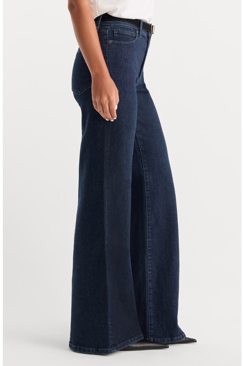 Good Waist High Waist Wide Leg Palazzo Jeans, Alternate, color, INDIGO1153