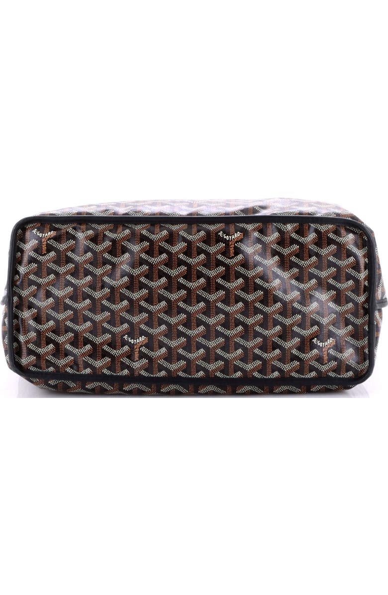 Pre-Owned Goyard Anjou Reversible Tote Coated Canvas PM, Alternate, color, Black