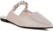 Rag & Co Magnum Crystal Strap Mule