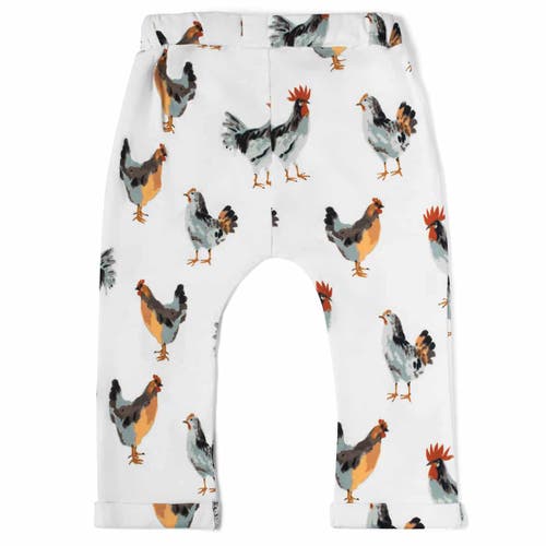 Milkbarn Organic Cotton Jogger In White