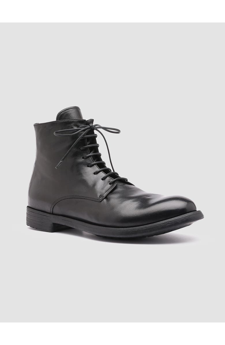Officine Creative Hive 016 Leather Lace-Up Booti, Main, color, Black