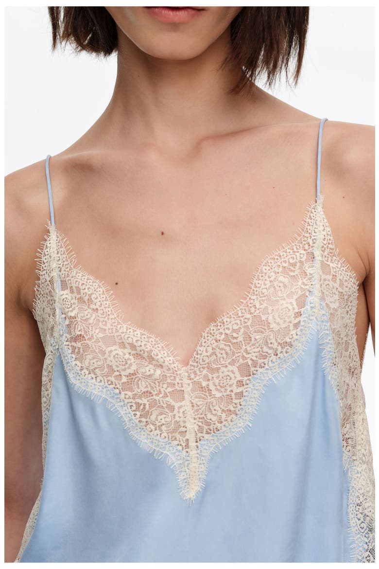 Lace Camisole Top, Alternate, color, LIGHT BLUE