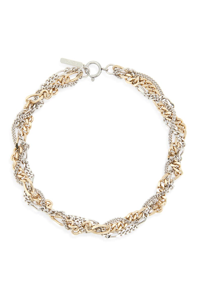 Jena Choker Necklace, Main, color, GOLD/ PALLADIUM
