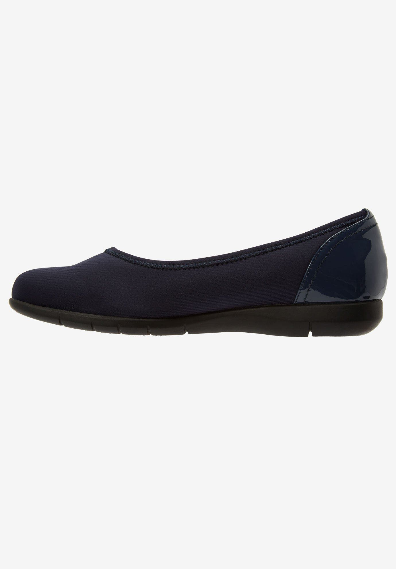 The Lyra Slip On Flat, Alternate, color, NAVY