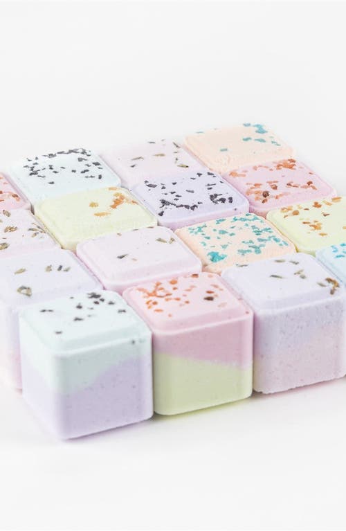 Lizush Natural Shower Steamers Gift Set, Relaxing Aromatic Shower Cubes/ Fizzies In Multi Colors And Toppings