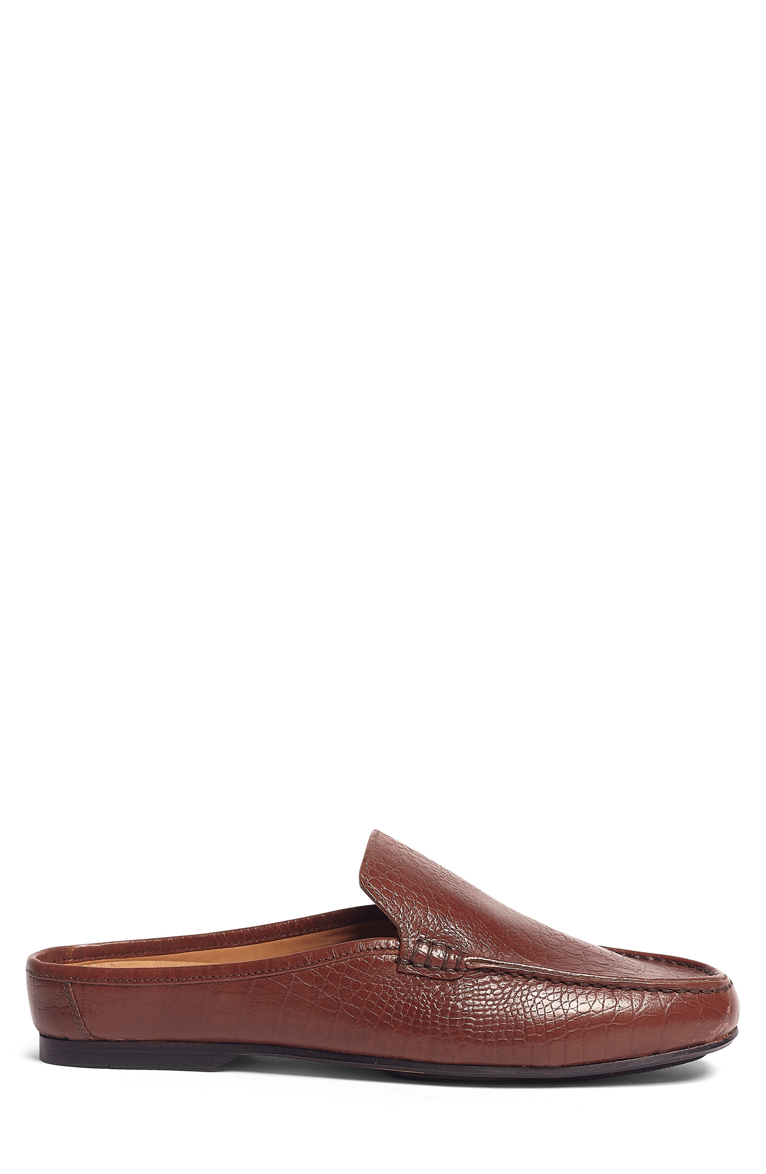 CARLOS SANTANA Cronos Alli Croc Embossed Mule, Alternate, color, Brown