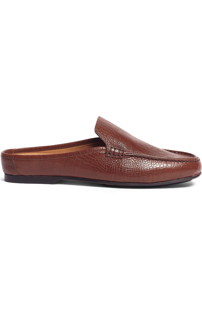 CARLOS SANTANA Cronos Alli Croc Embossed Mule, Alternate, color, Brown