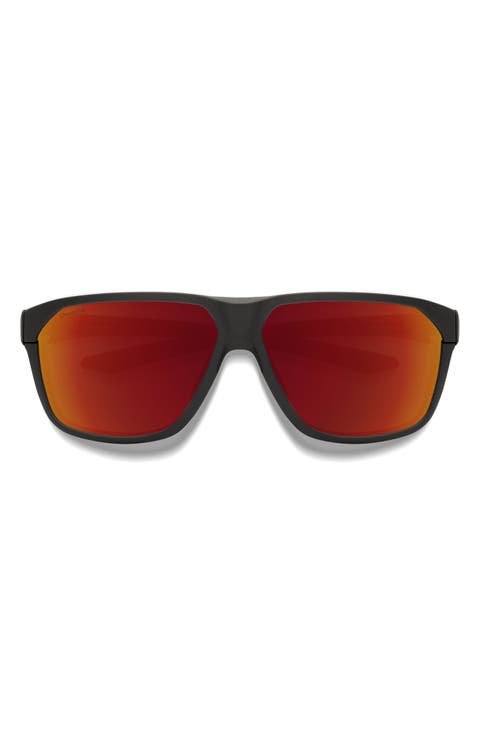Leadout Pivlock 63mm ChromaPop™ Oversize Wraparound Sunglasses
