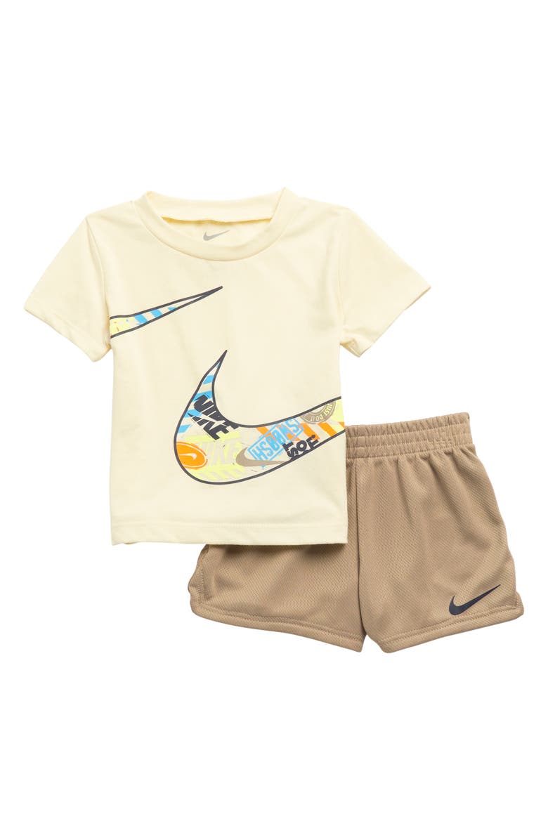 Nike Wild Air 2-Piece Graphic T-Shirt & Shorts Set, Main, color, 