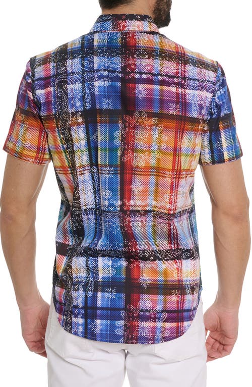 Robert Graham Troyes Short Sleeve Button Up Shirt