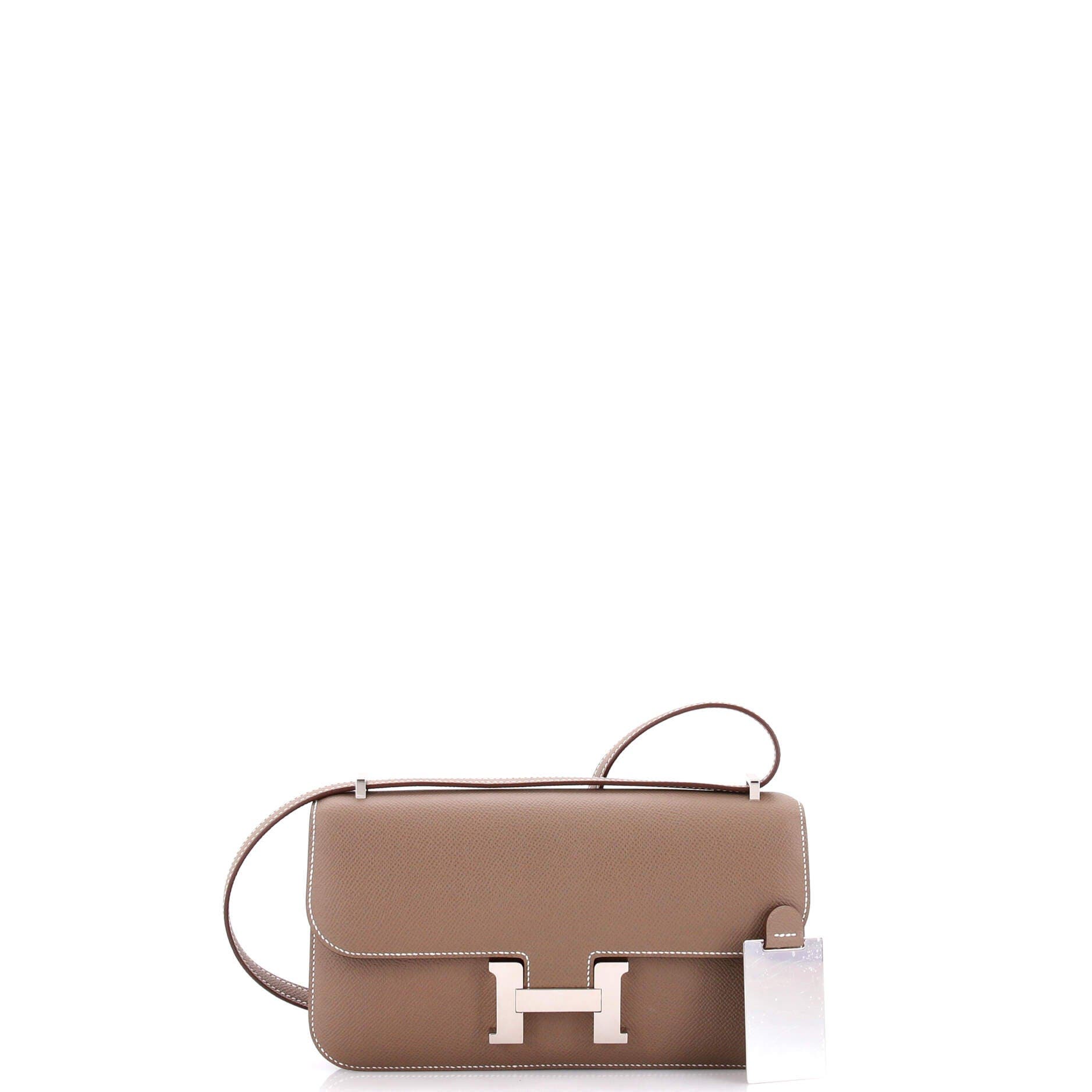 Pre-Owned Hermes Constance Elan NM Bag Epsom 25, Alternate, color, Etoupe