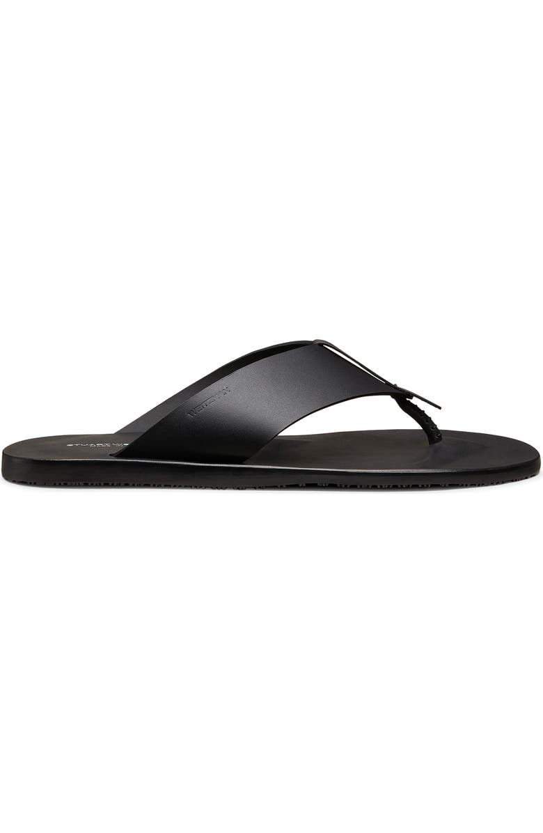 Stuart Weitzman Bastian Flip Flop, Alternate, color, Black