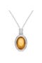  Citrine,White Gold