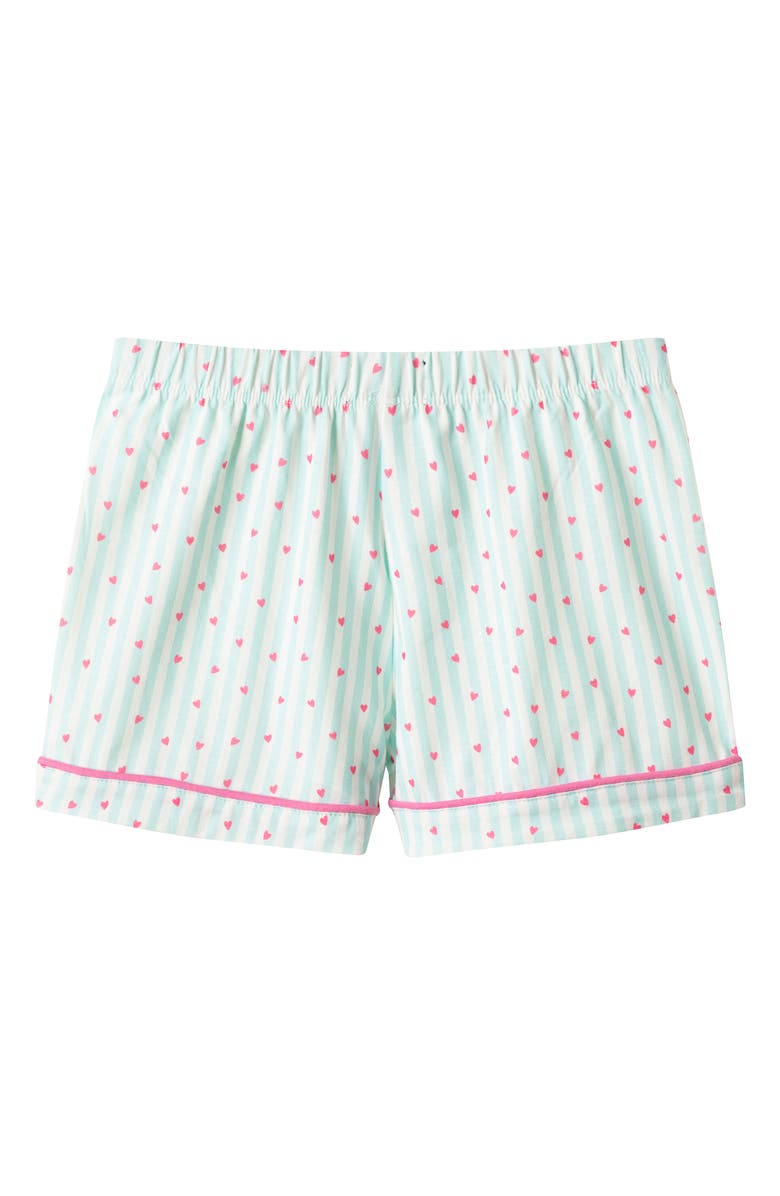 Andy & Evan Kids' Print Two-Piece Pajamas, Alternate, color, Light Green Heart