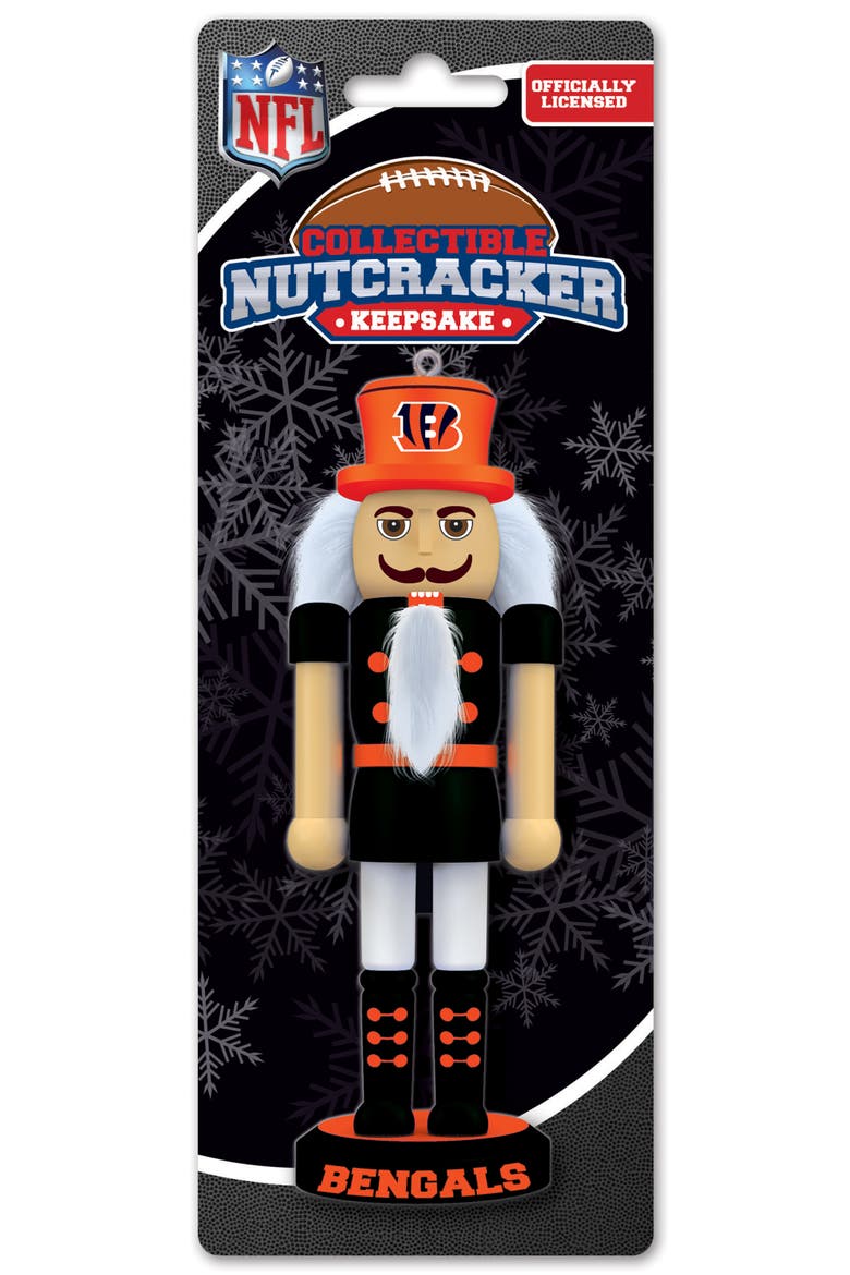 Cincinnati Bengals Keepsake Nutcracker, Alternate, color, Multicolor