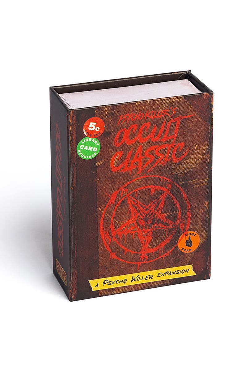 Psycho Killer Occult Classic Expansion Party Card Game, Main, color, Red