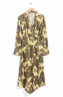 & Other Stories St Rose Long Sleeve Wrap Dress