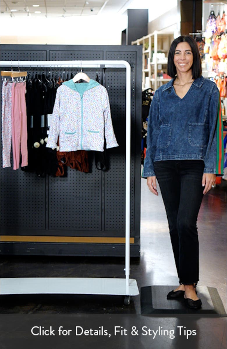 Kids' Bunny & Butterfly Reversible Hoodie, sales video thumbnail