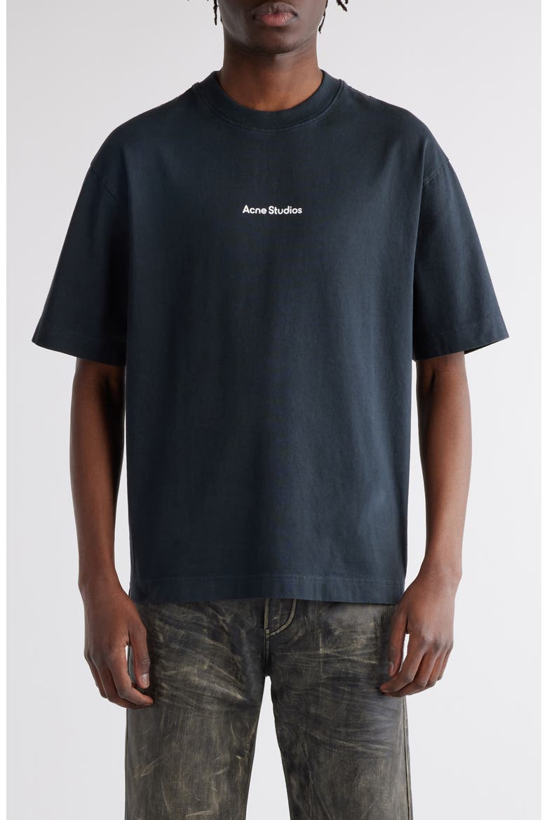 トップス Acne Studios Oversize T-Shirt Oversize Logo T-Shirt (Men) | Nordstrom
