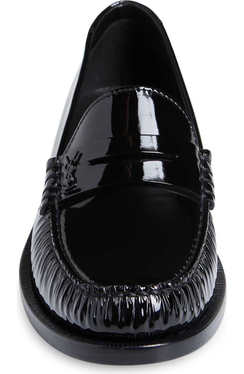 Saint Laurent Le Loafer Monogram Penny Loafer, Alternate, color,