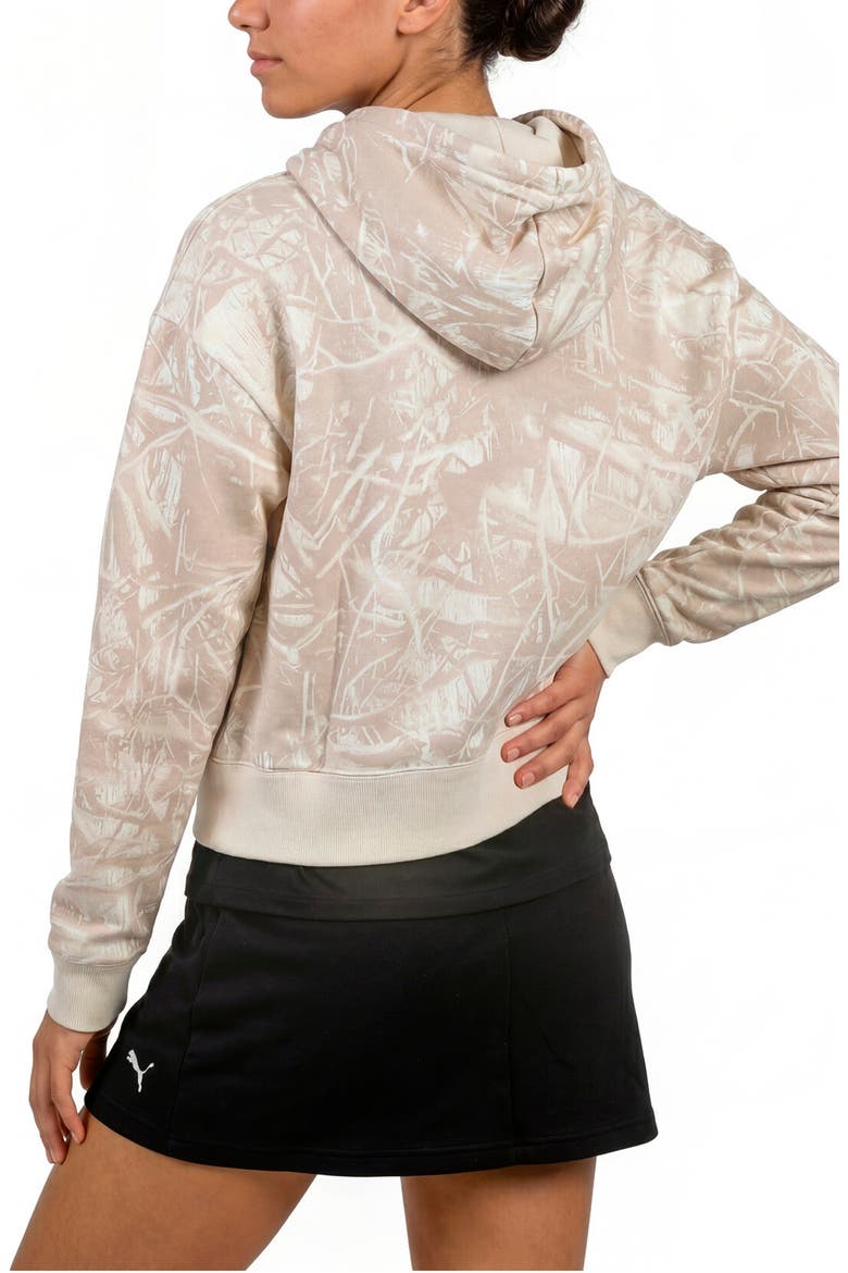 ESS Camo Full Zip Hoodie, Alternate, color, ALPINE SNOW