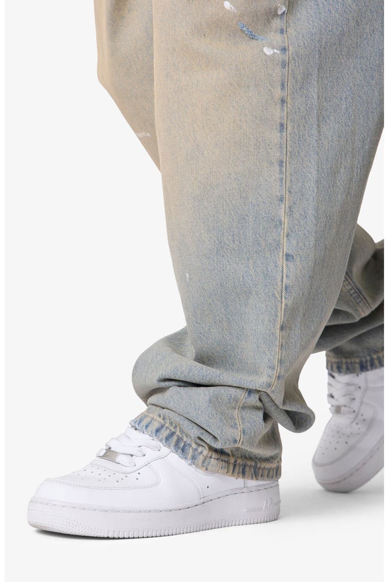 Ultra Baggy Painter Jeans, Alternate, color, LIGHT SAND WASHED BLUE
