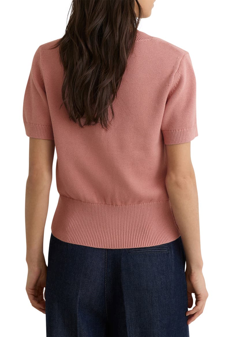 Valerie Cotton & Wool Sweater, Alternate, color, PINK