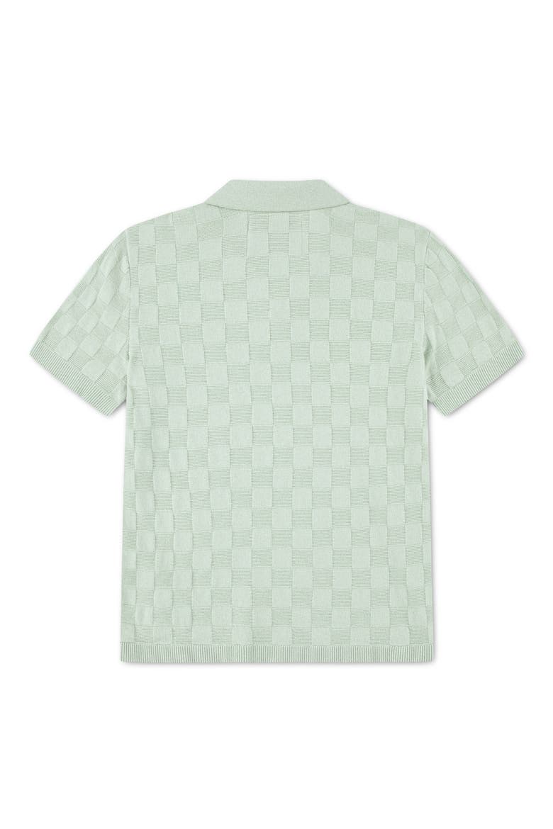 Kids' Swolo Johnny Collar Sweater Polo, Alternate, color, SILT GREEN