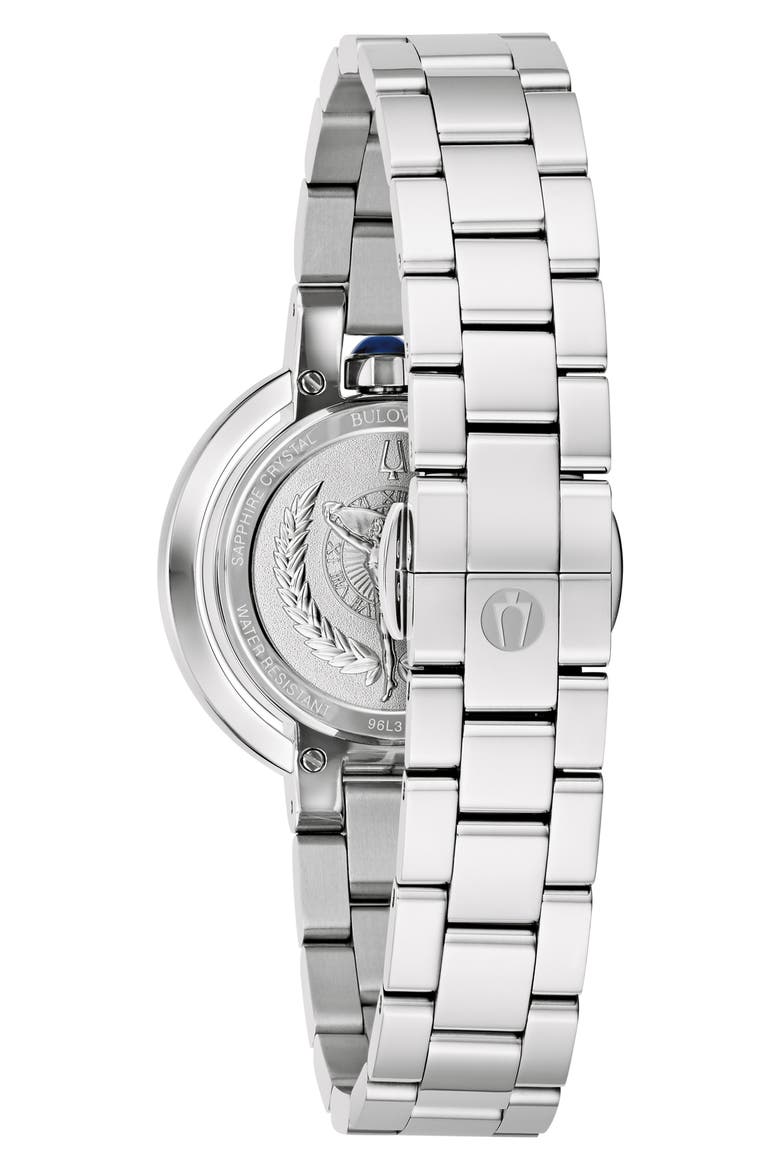 Rubaiyat Bracelet Watch, 30.5mm, Alternate, color, SILVER-TONE