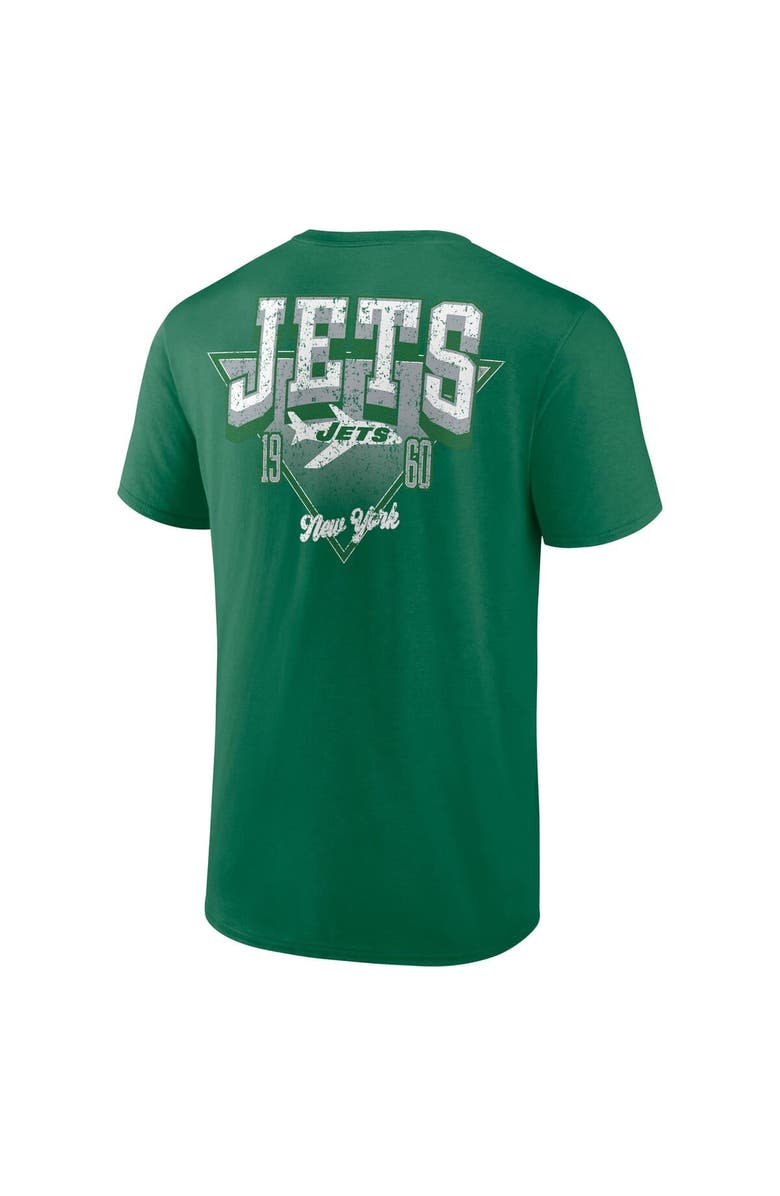 FANATICS Men's Fanatics Kelly Green New York Jets Never Over T-Shirt, Alternate, color, Kelly Green