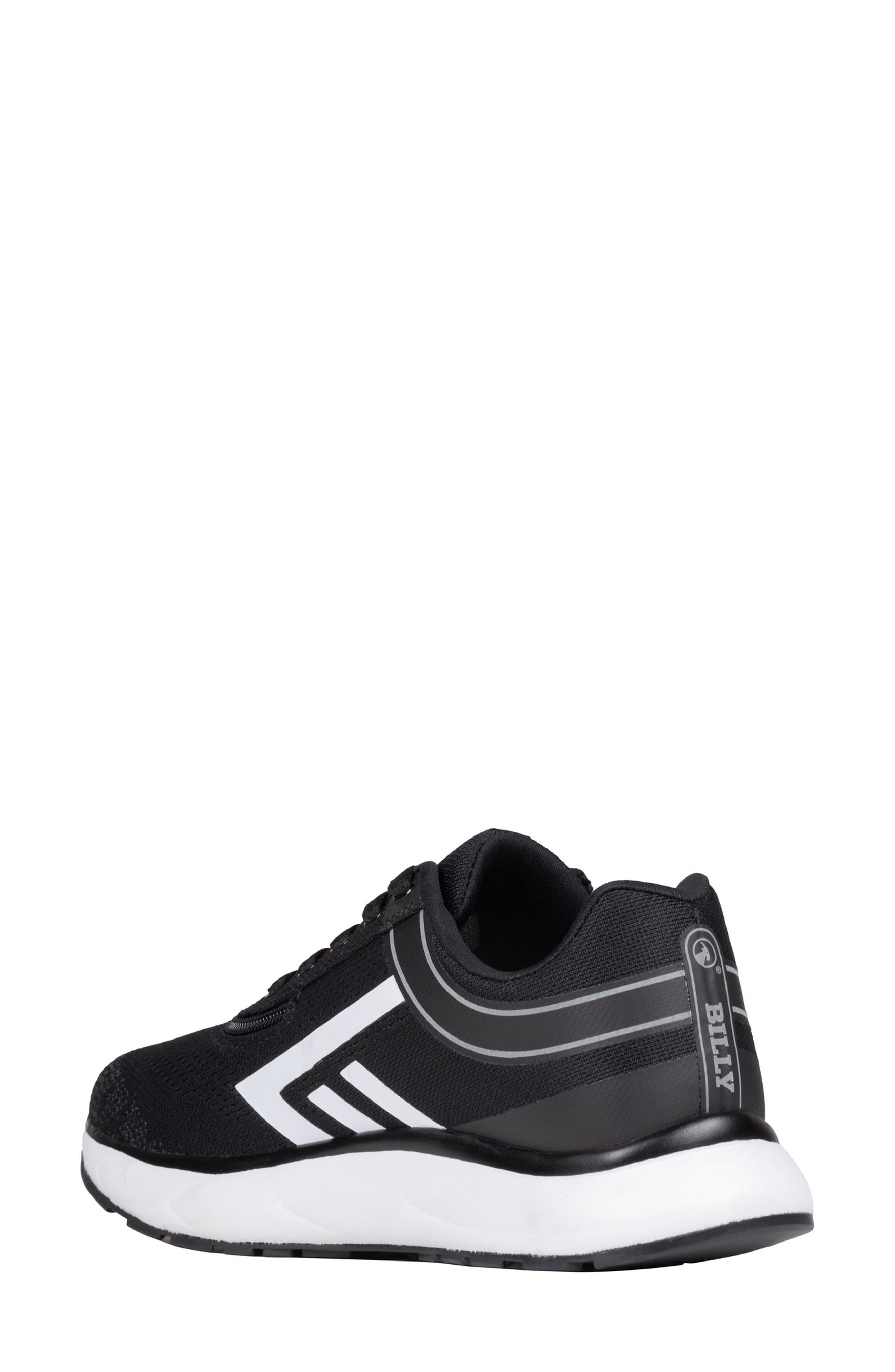 BILLY Footwear Sport Inclusion Sneaker, Alternate, color, Black/ White