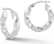 GLAZE JEWELRY Twisted Hoop Earrings