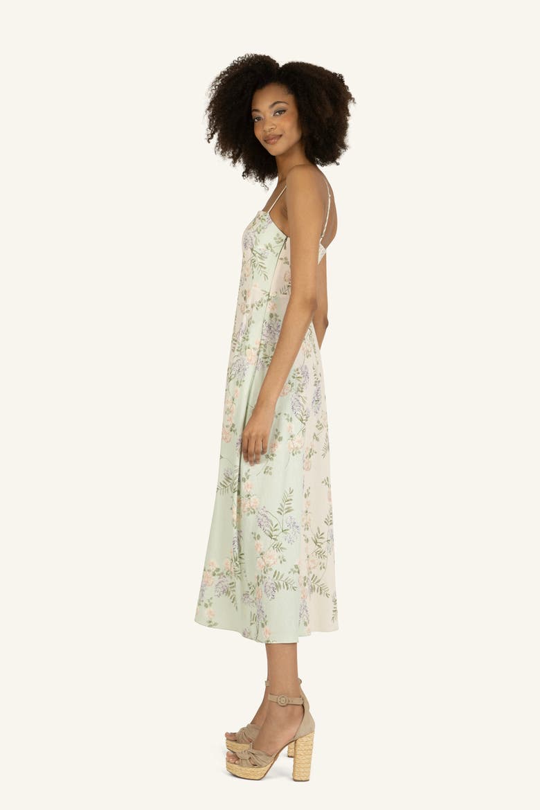 Sue Dress, Alternate, color, Pastel Floral Road Print
