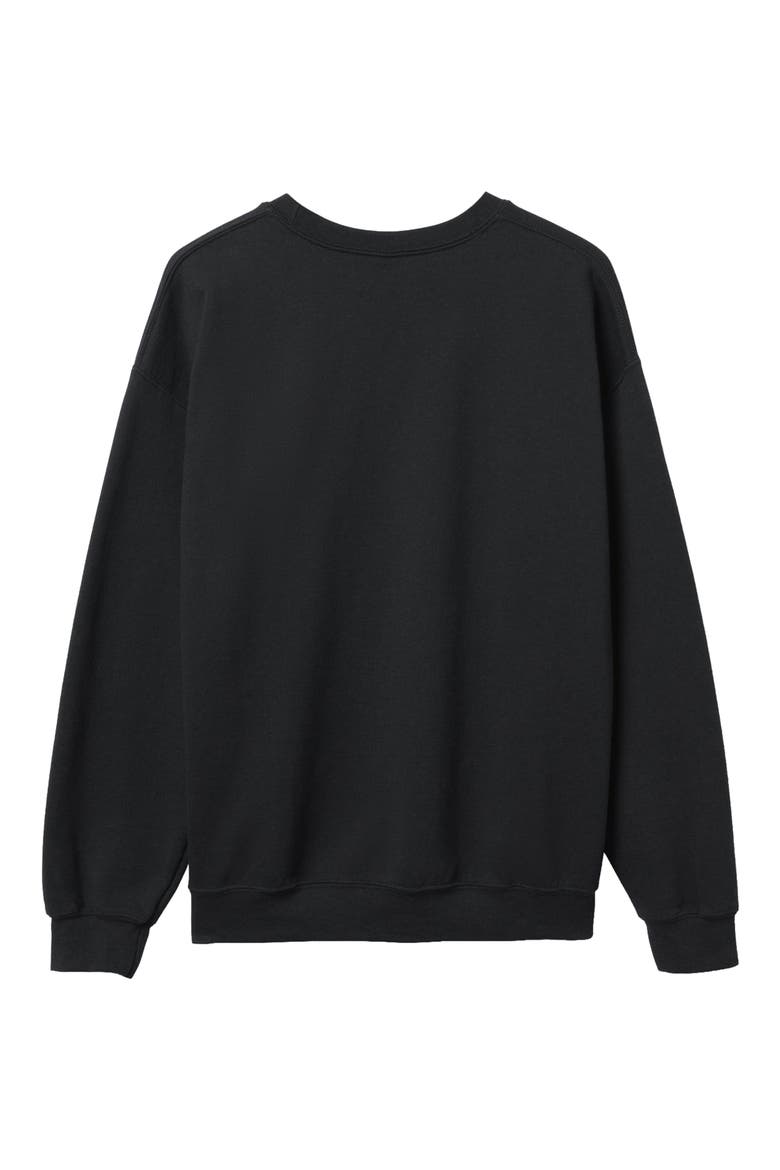 Cleveland Browns Helmet Flea Market Crewneck Sweatshirt, Alternate, color, BLACK