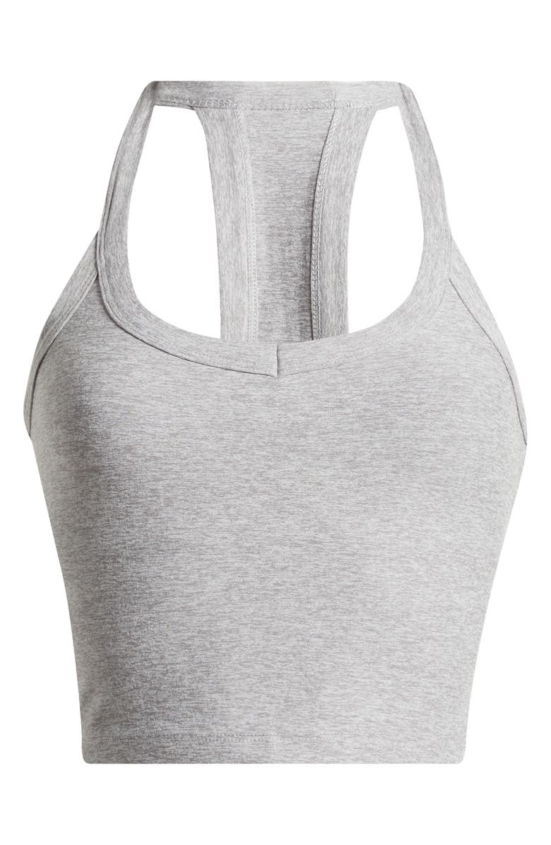 Beyond Yoga Space Dye On the Up Crop Tank, Alternate, color, Silver Mist