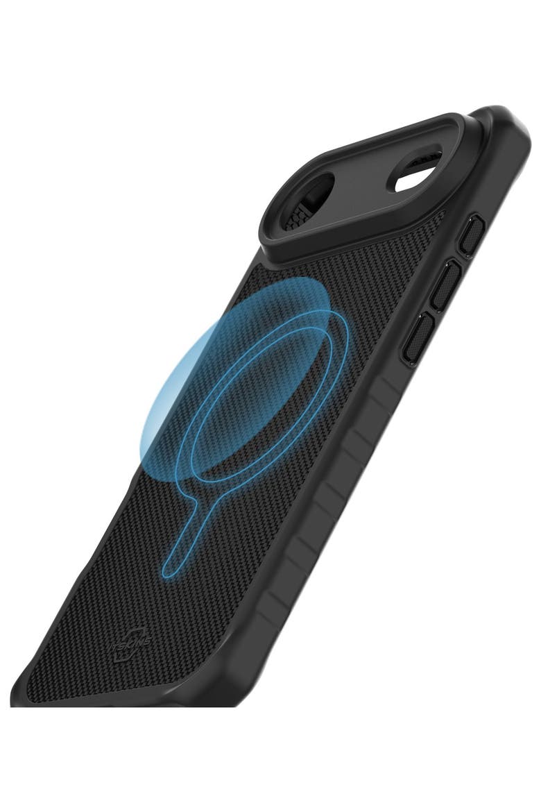 HYBRID R // NYLON MagSafe Case for Apple iPhone Air, Alternate, color, Black