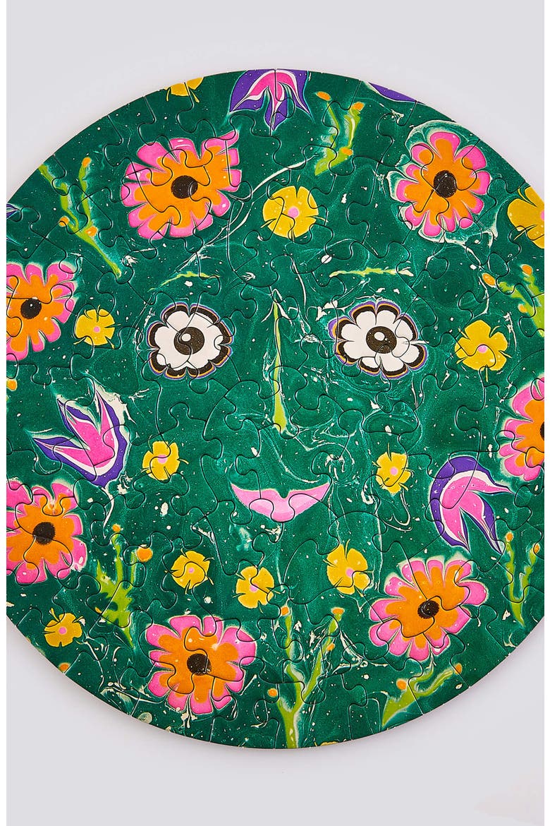 Flower Friend 81 Piece Mini Jigsaw Puzzle, Alternate, color, None