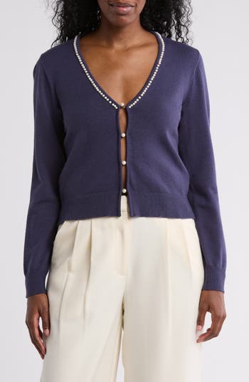 Shop By Design Laurel Cardigan In Peacoat