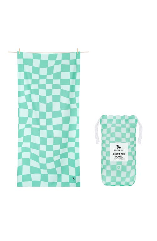Dock & Bay Quick Dry Beach Towel In Black