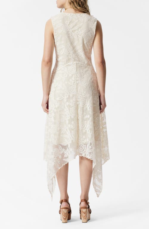 & Other Stories Sleeveless Lace Dress In White